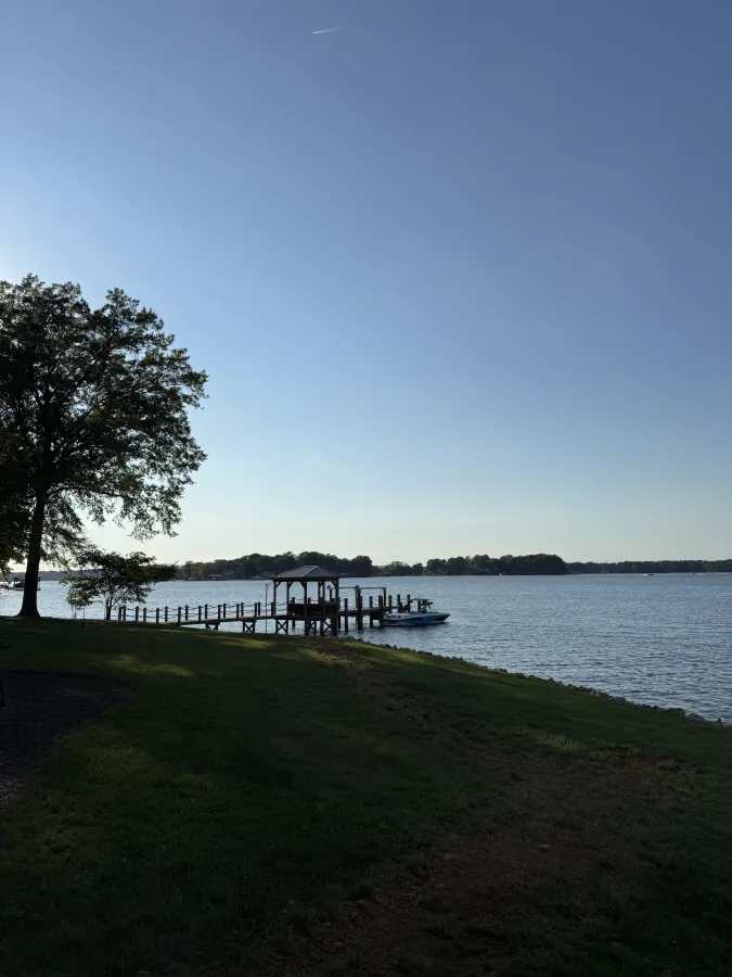 Lake front dock lighting